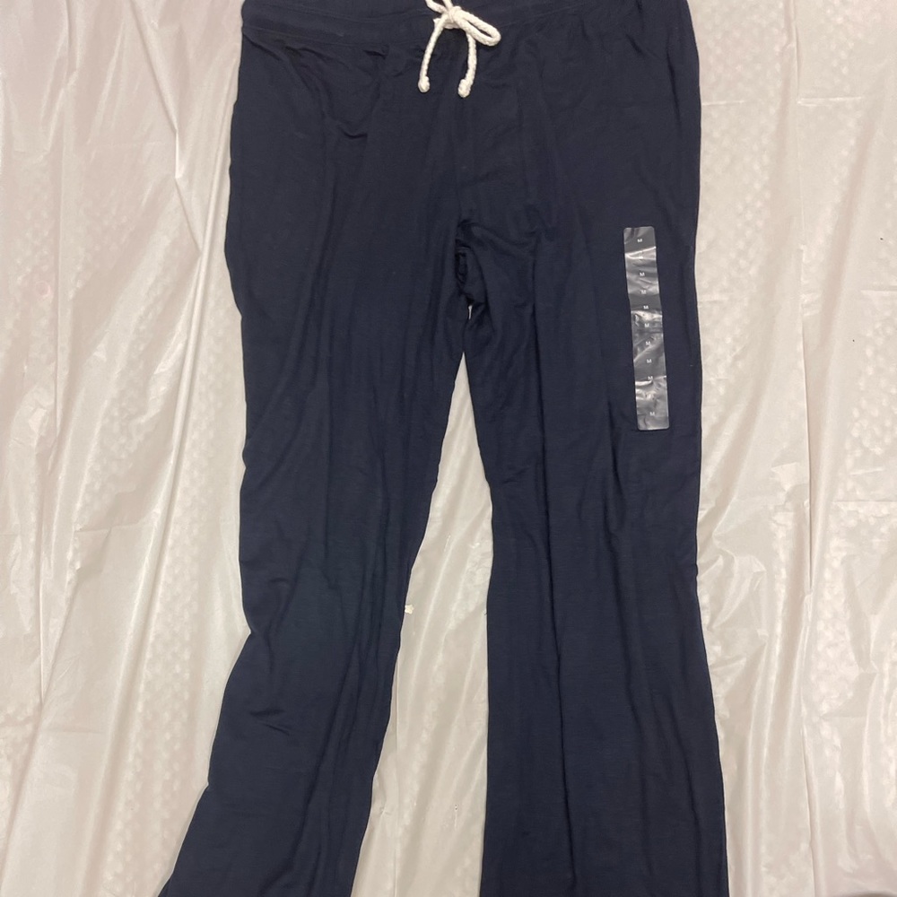 Blue pajama pants with Tie